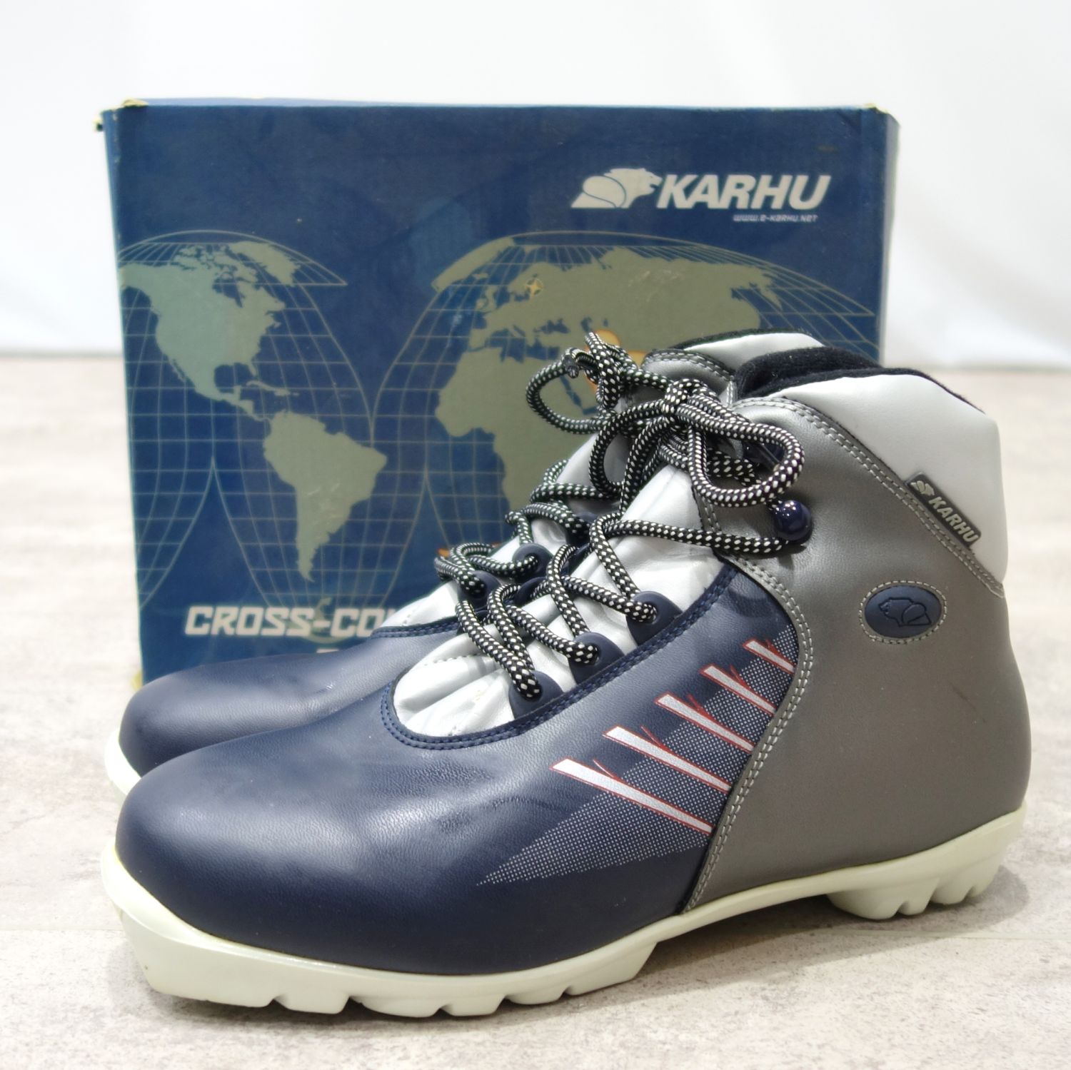 【新古品】カルフ KARHU ブーツ クロスカントリー スキー ツーリング メンズ TOURING MENZ EU39 約24.5cm?25cm前後 グレー【中古】
