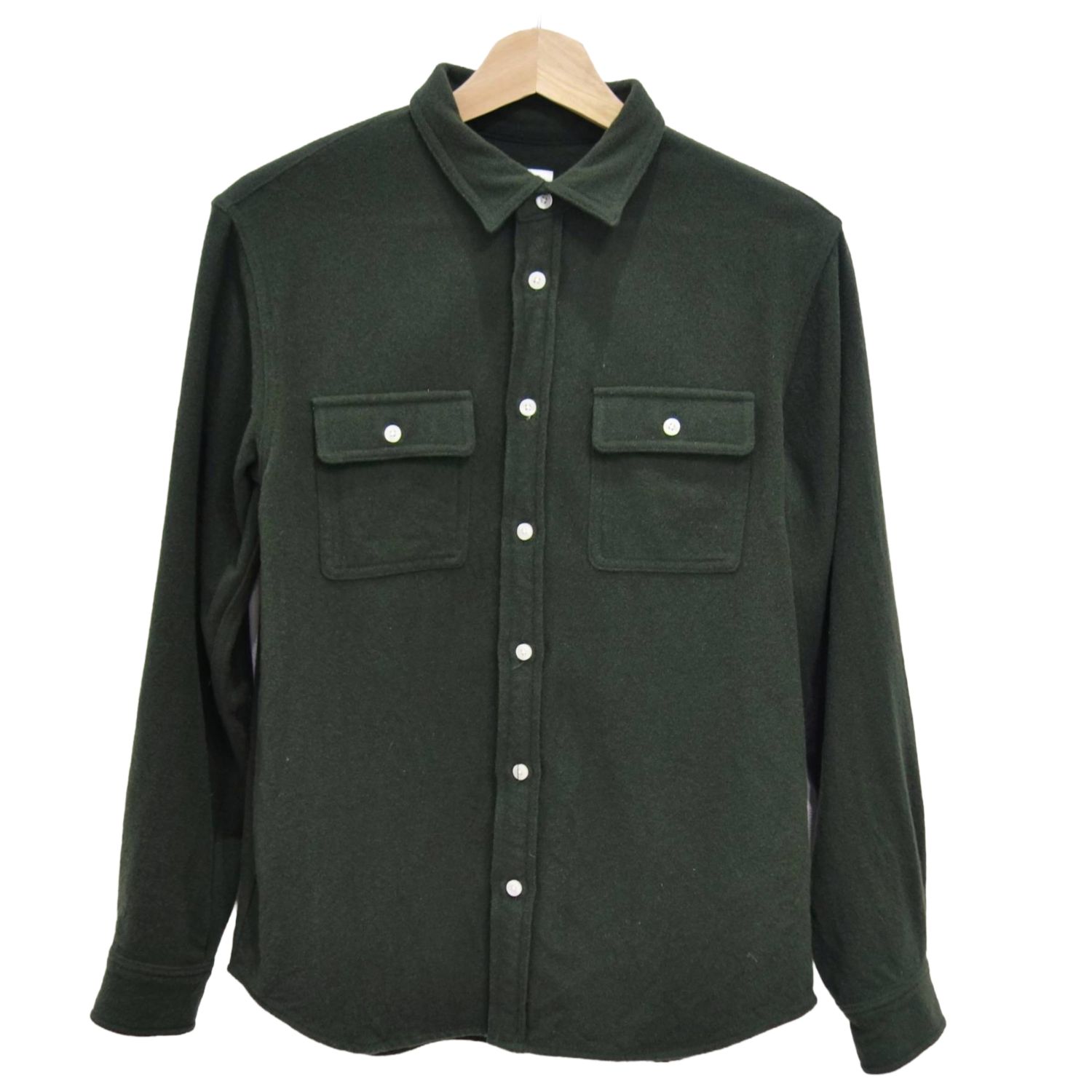 ザ ノースフェイス THE NORTH FACE NR61606 L/S THIELSEN WOOL アウトドア シャツ 長袖 ニュートープ メンズ M【中古】