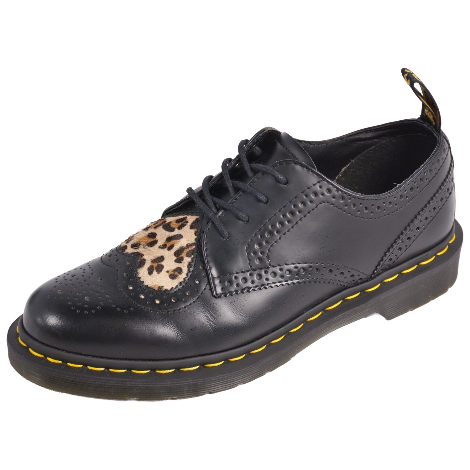 ドクターマーチン Dr.Martens レザーシューズ ダービーシューズ JOYCE HRT BROGUE SHOE ジョイス ハート ブローグ シュー 4ホール レザー シューズ 靴 レディース UK6(25.0cm相当) ブラック