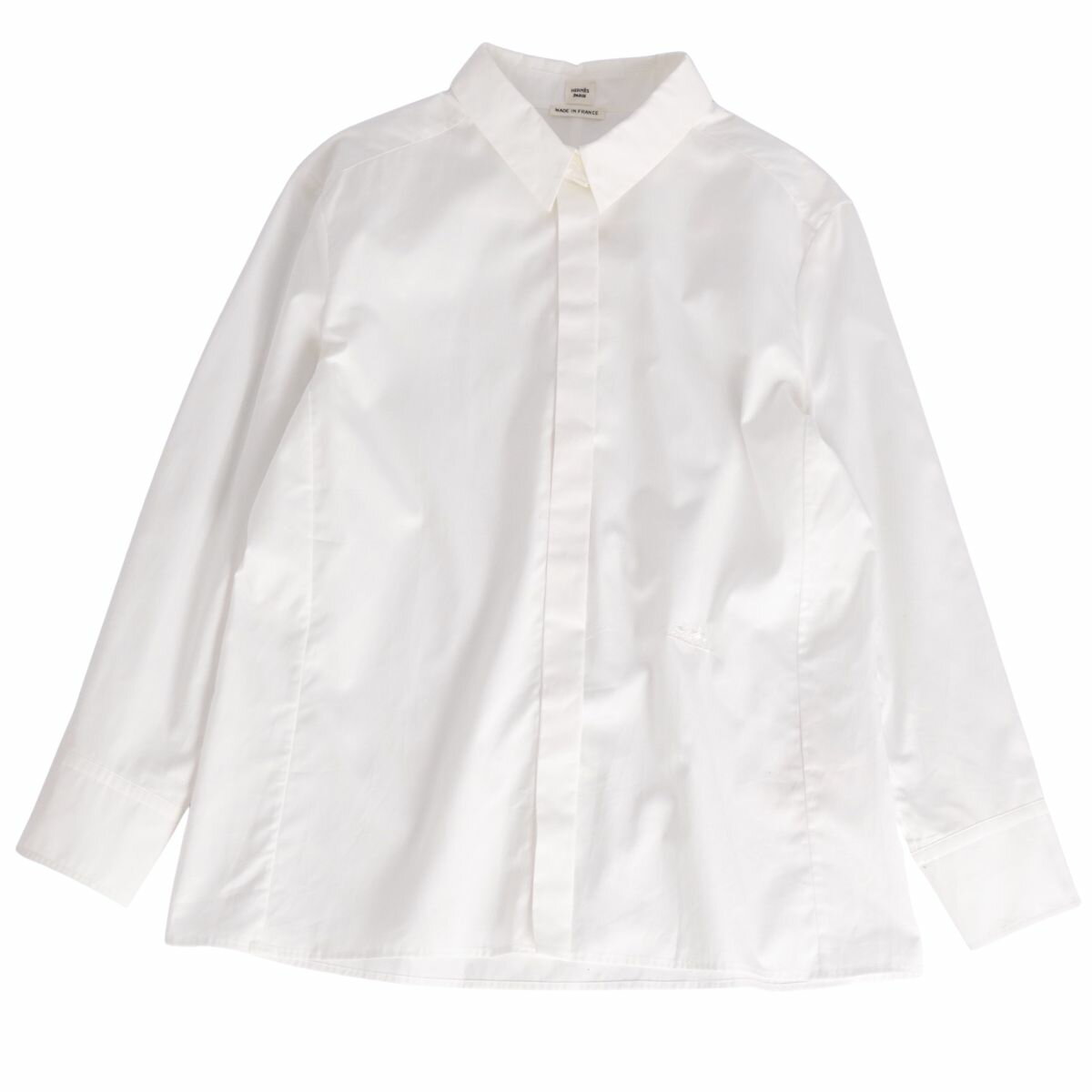 HERMES エルメス　コットン　ブラウス　訳あり HERMES エルメス コットン ブラウス 訳あり HERMES エルメス ブランド