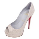 yizNX`u^ Christian Louboutin pvX vbgtH[ Ob^[ V[Y fB[X 35(22cm) Vo[yÁz