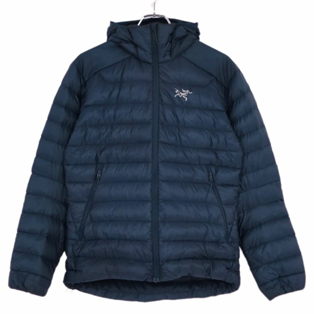 【美品】アークテリクス ARCTERYX ジャケット ダウンジャケット CERIUM LT セリウム フーディー アウター メンズ S ネイビー【中古】