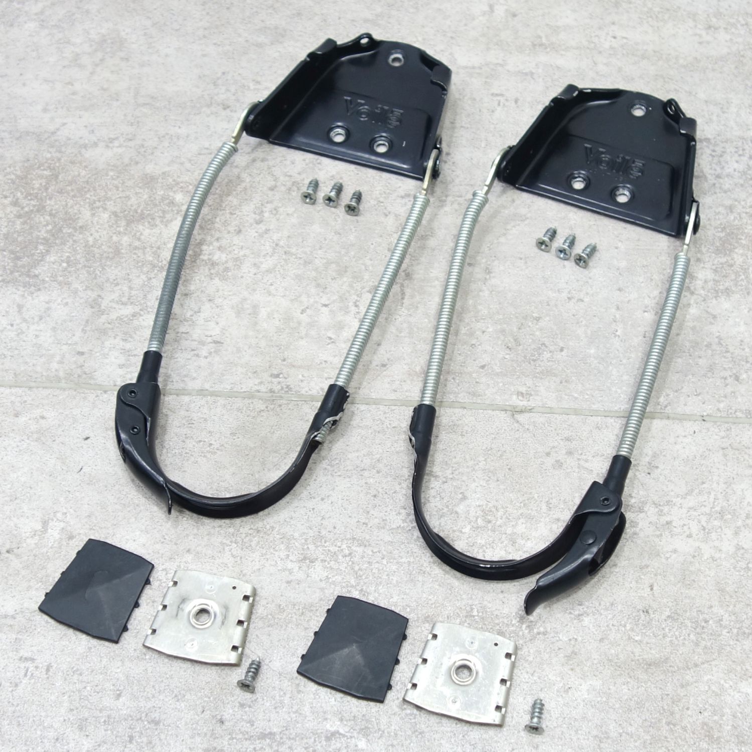 【美品】ボレー Voile ビンディング テレマーク スキー 75mm ビンディングのみ 3ピン無し アウトドア ブラック【中古】