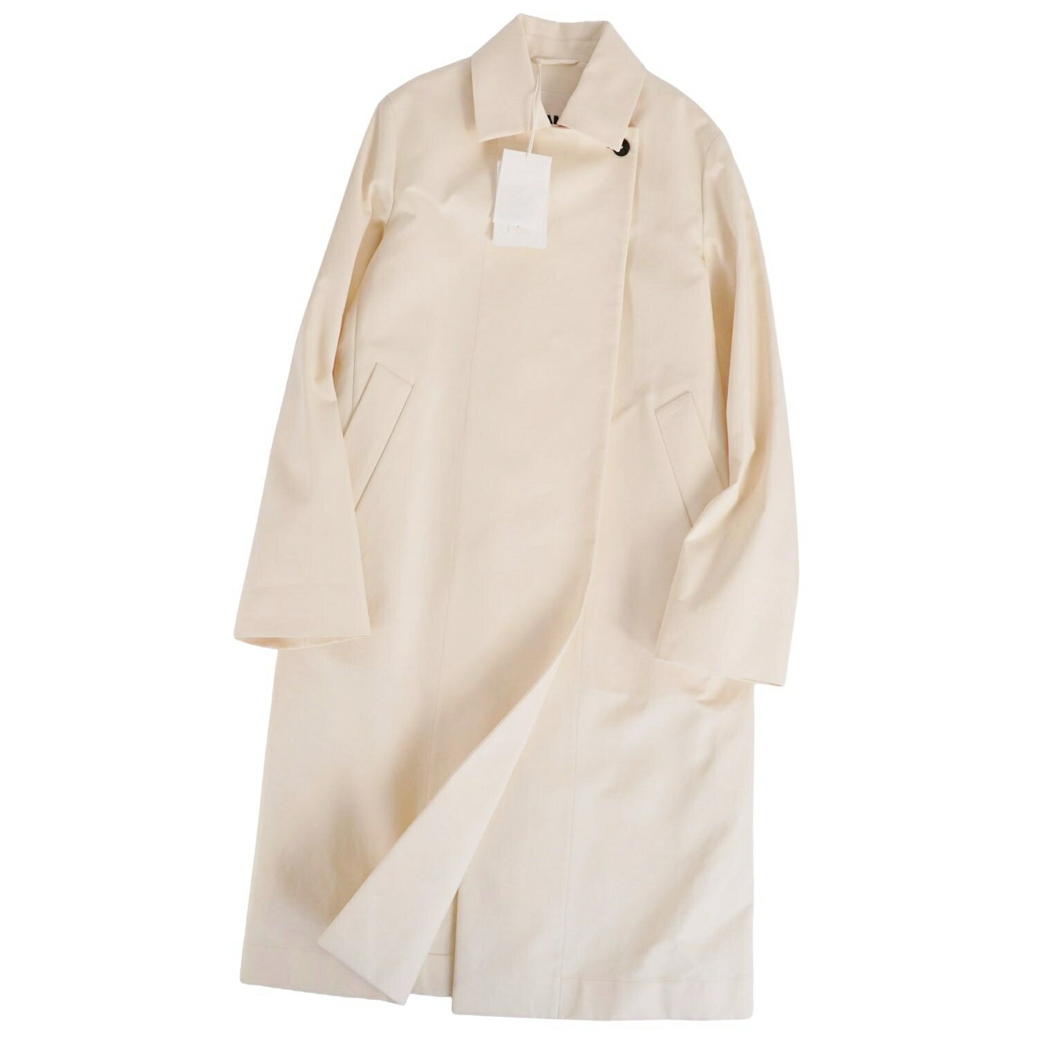 Rakuten - 【新品同様】ジルサンダー JIL SANDER コート ロングコート コットン アウター レディース 34(S相当) ベージュ【中古】