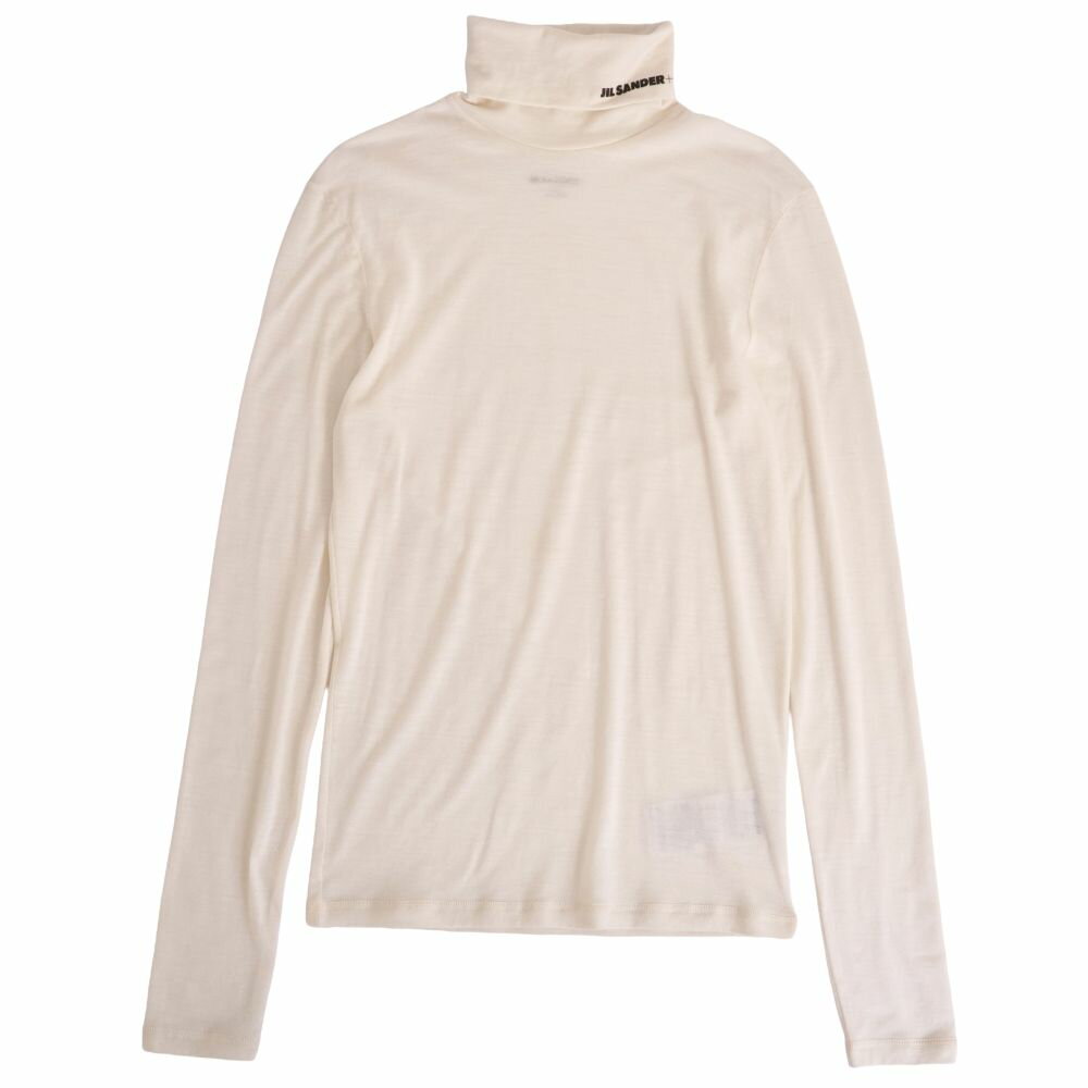 【美品】ジルサンダー JIL SANDER+ ニット 2022 セーター タートルネック ウール トップス メンズ イタリア製 M ライトベージュ【中古】