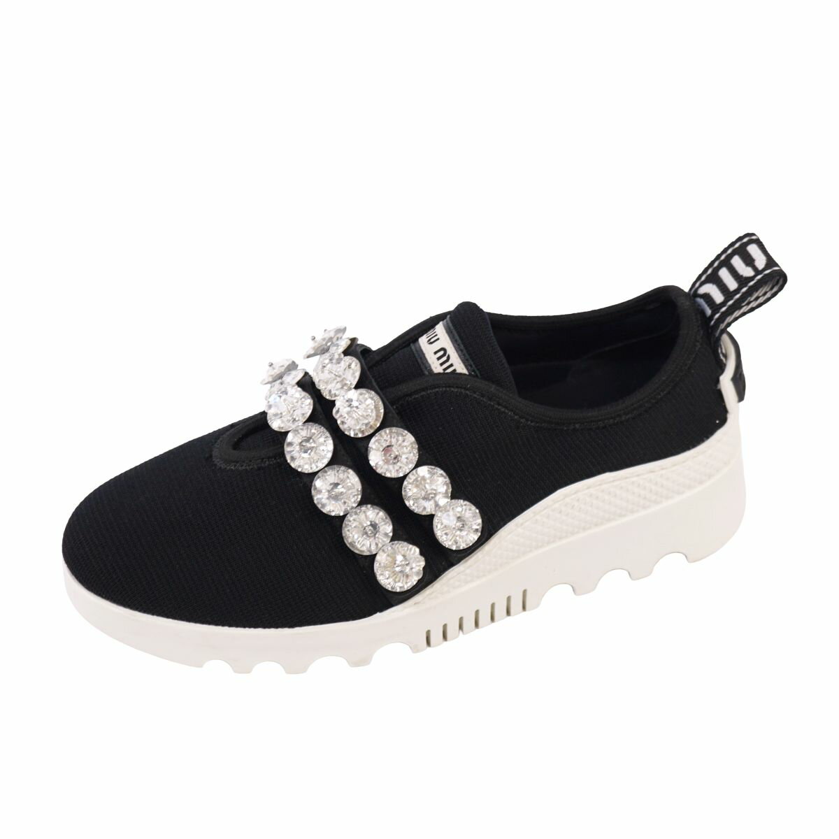 楽天市場】miumiu スニーカー ビジューの通販