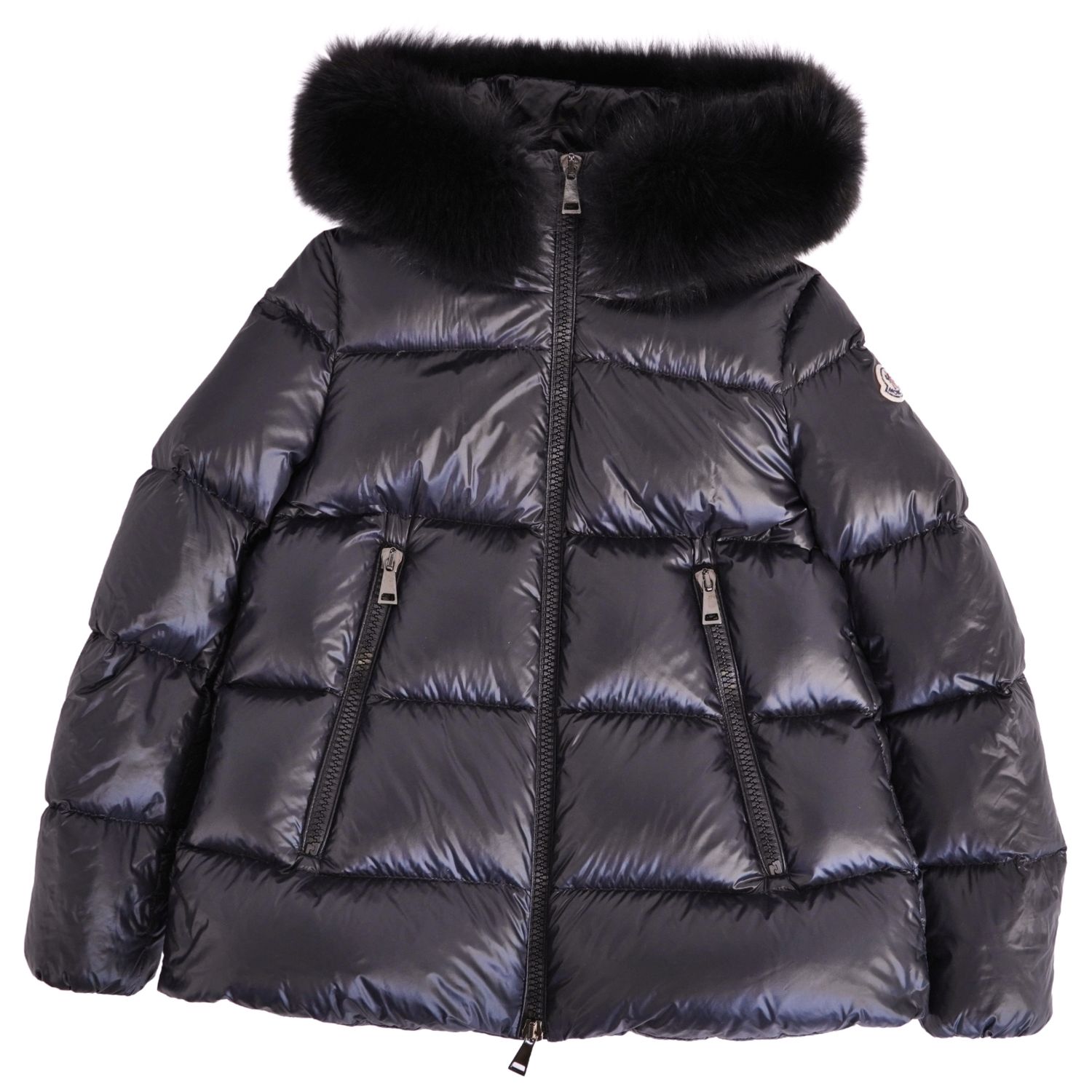 【極美品】モンクレール　ブラベット　フォックスファーダウン　ブラック　0 MONCLER - 【新品未使用・国内正規品】モンクレール BOED フォックス
