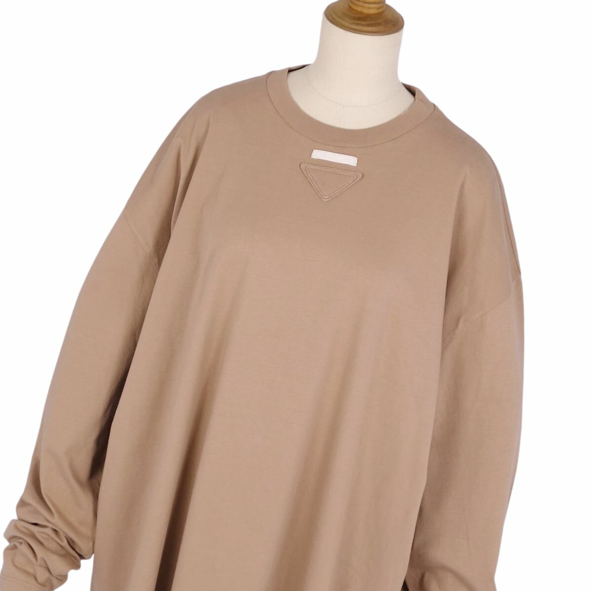 【美品】プラダ PRADA Tシャツ 2023 カットソー ロングスリーブ 長袖 オーバーサイ...