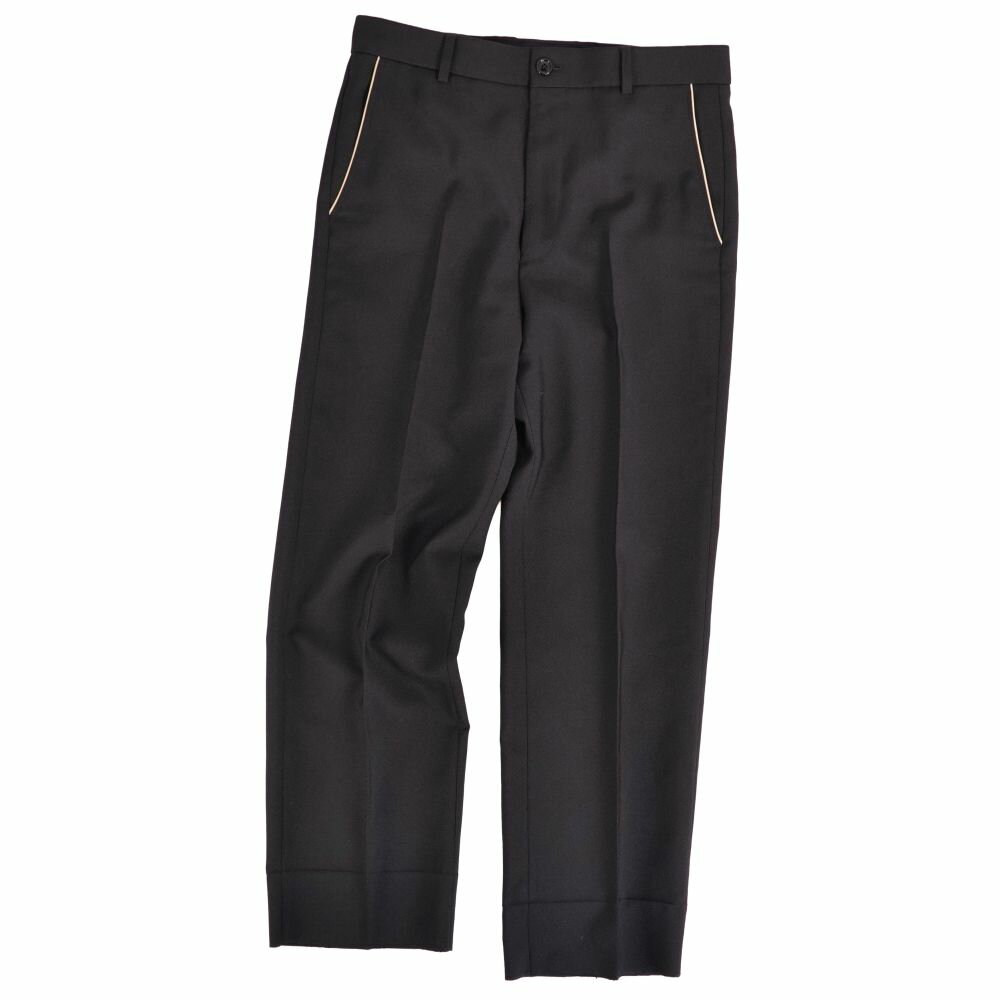 Rakuten - 【新品同様】グッチ GUCCI パンツ ロングパンツ スラックス コットン ボトムス メンズ イタリア製 46 ブラック【中古】