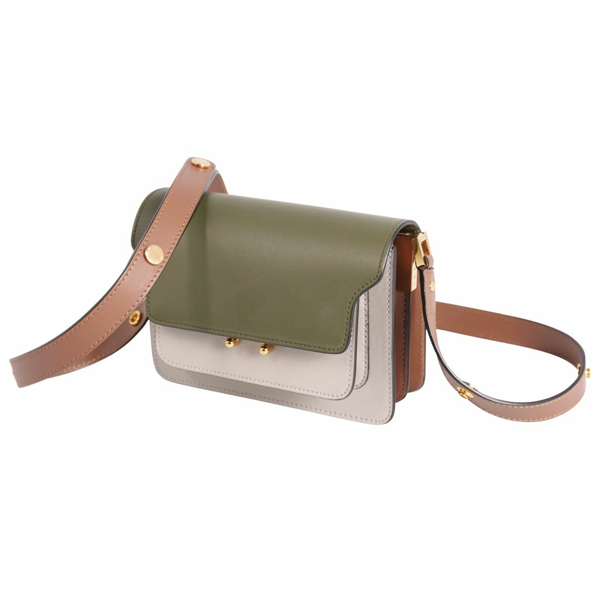 【極美品】マルニ トランク 2way レザー ネイビー 紺 赤 ショルダーバッグ 極美品】マルニ トランク 2way レザー ネイビー 紺 赤 ショルダーバッグ