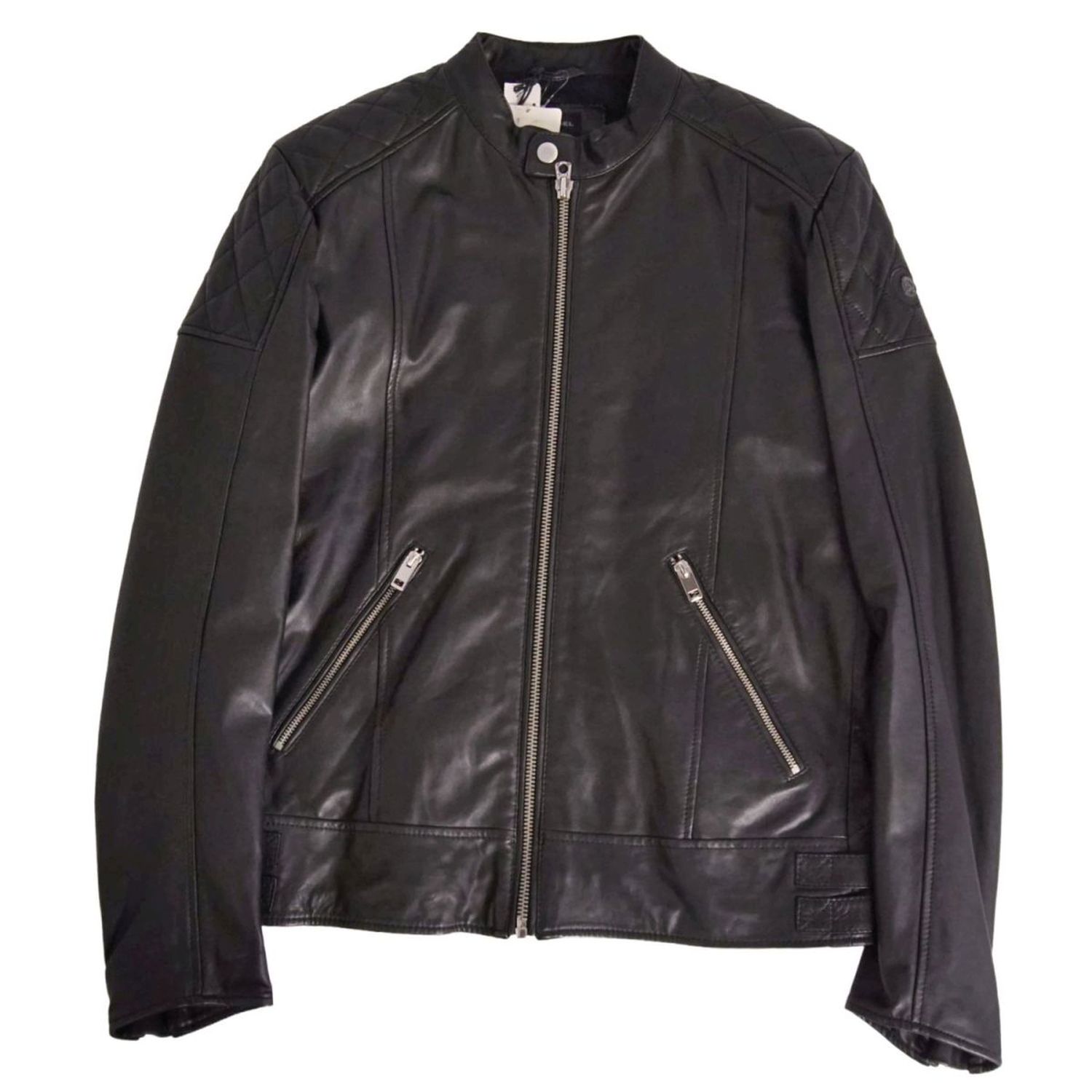 DIESEL レザージャケット　羊革　ラムレザー　オールレザー　バイカー　XL 楽天市場】ラムレザー ライダース（ブランドディーゼル）（メンズ