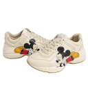 グッチ×ディズニー GUCCI×Disney スニーカー ローカット Rhyton Mickey M ...