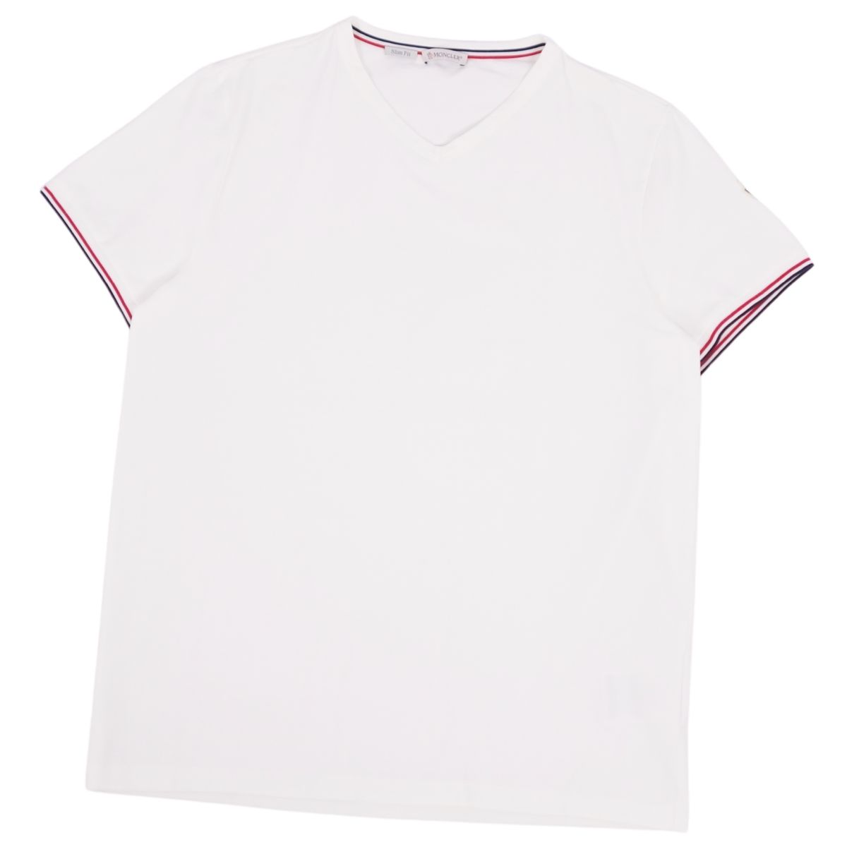 Rakuten - 【美品】モンクレール MONCLER 2020年 Tシャツ カットソー 半袖 ショートスリーブ ワッペン トップス メンズ XL ホワイト【中古】