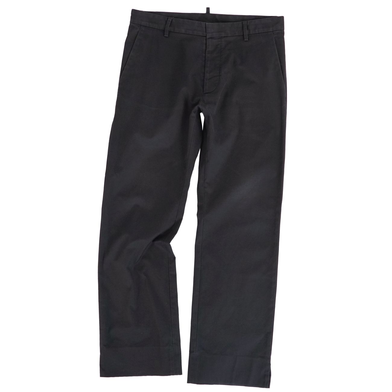 Rakuten - 【美品】ディースクエアード DSQUARED2 パンツ 2022 ロングパンツ スラックス コットン ボトムス メンズ イタリア製 48 ブラック【中古】