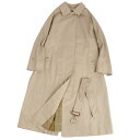 Vintage バーバリー Burberrys コート 一枚袖 英国製 ベルト付き ステンカラーコート バルマカーンコート アウター レディース 6(S相当) ベージュ【中古】