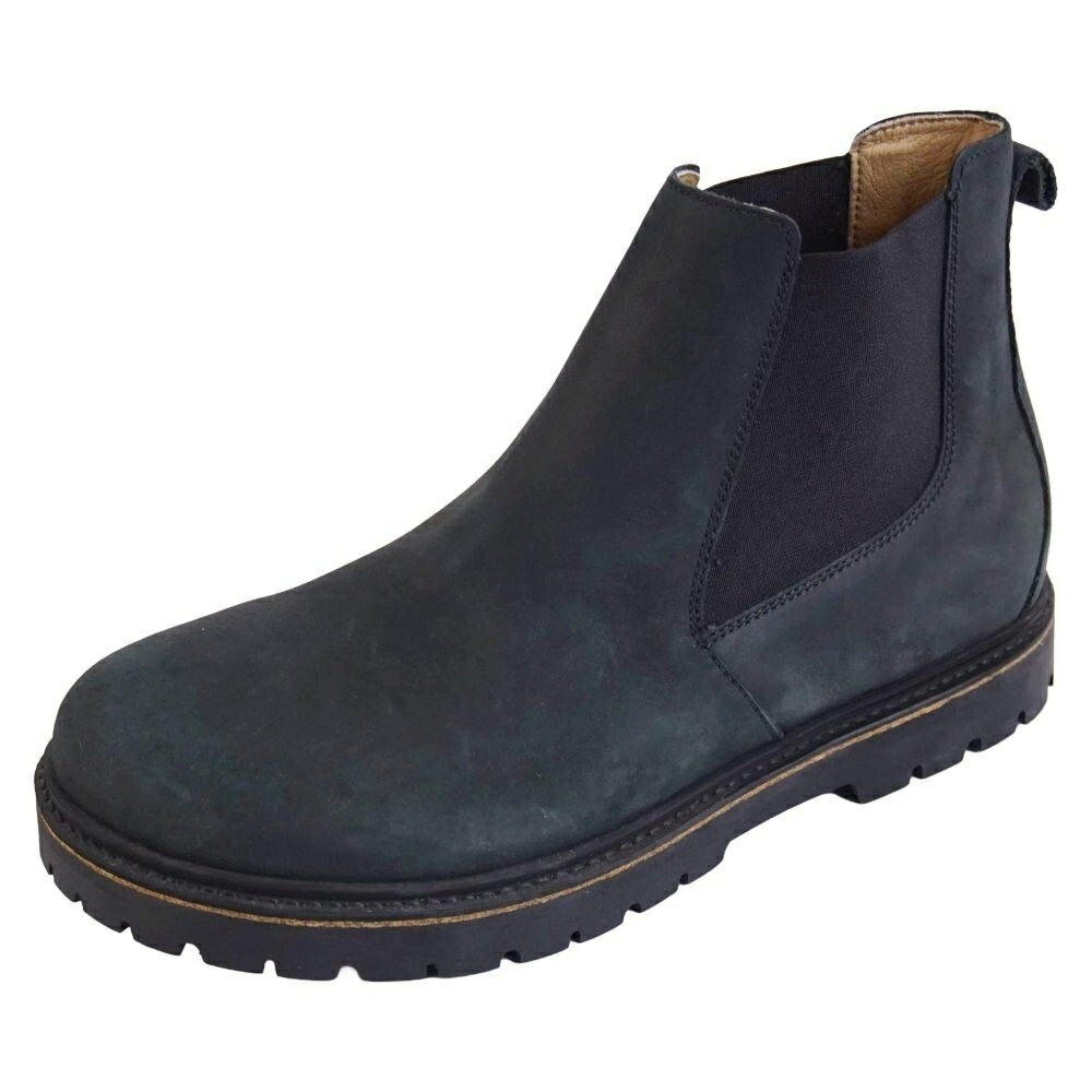 Rakuten - 【新古品】ビルケンシュトック BIRKENSTOCK ブーツ STALON スタロン チェルシー ブーツ サイドゴア ヌバックレザー シューズ 靴 メンズ 43(28cm相当) ブラック【中古】