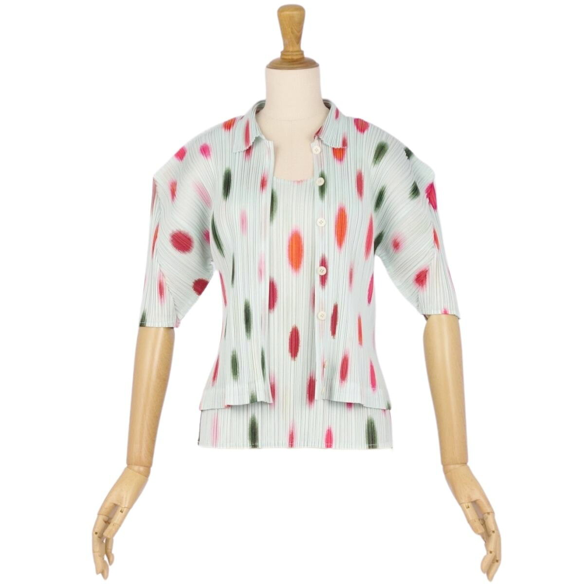 �ڶ����ʡۥץ꡼�ĥץ꡼�� ���å����ߥ䥱 PLEATS PLEASE ���󥵥�֥� ����� Ⱦµ ���硼�ȥ��꡼�� ���󥯥ȥå� ���� �ץ꡼�� �ȥåץ� ��ǥ����� 3(L����) �ޥ�����顼����š�