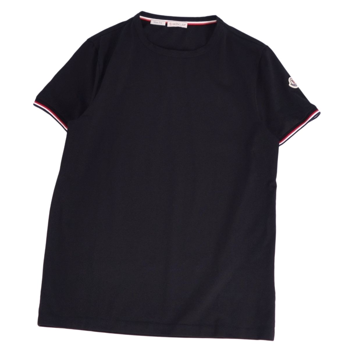 Rakuten - 【美品】モンクレール MONCLER Tシャツ 2020 カットソー ショートスリーブ 半袖 コットン トップス メンズ M ブラック【中古】