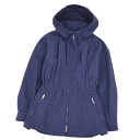 プラダ PRADA ジャケット パーカー ジップアップ フーディー 無地 アウター レディース 36(S相当) ネイビー【中古】(4)
