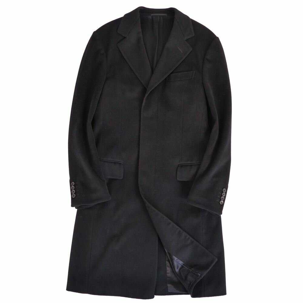 【美品】GUCCI グッチ　スタンドカラー　ロングコート　ウールカシミヤ黒 GUCCI（グッチ） ロングコート 721565 ZAK7W ブラック 48 ITTV314FKZC1
