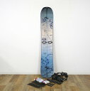 ジョーンズ JONES SOLUTION 163cm スプリットボード BURTON バインディング セット スノーボード バックカントリー【中古】