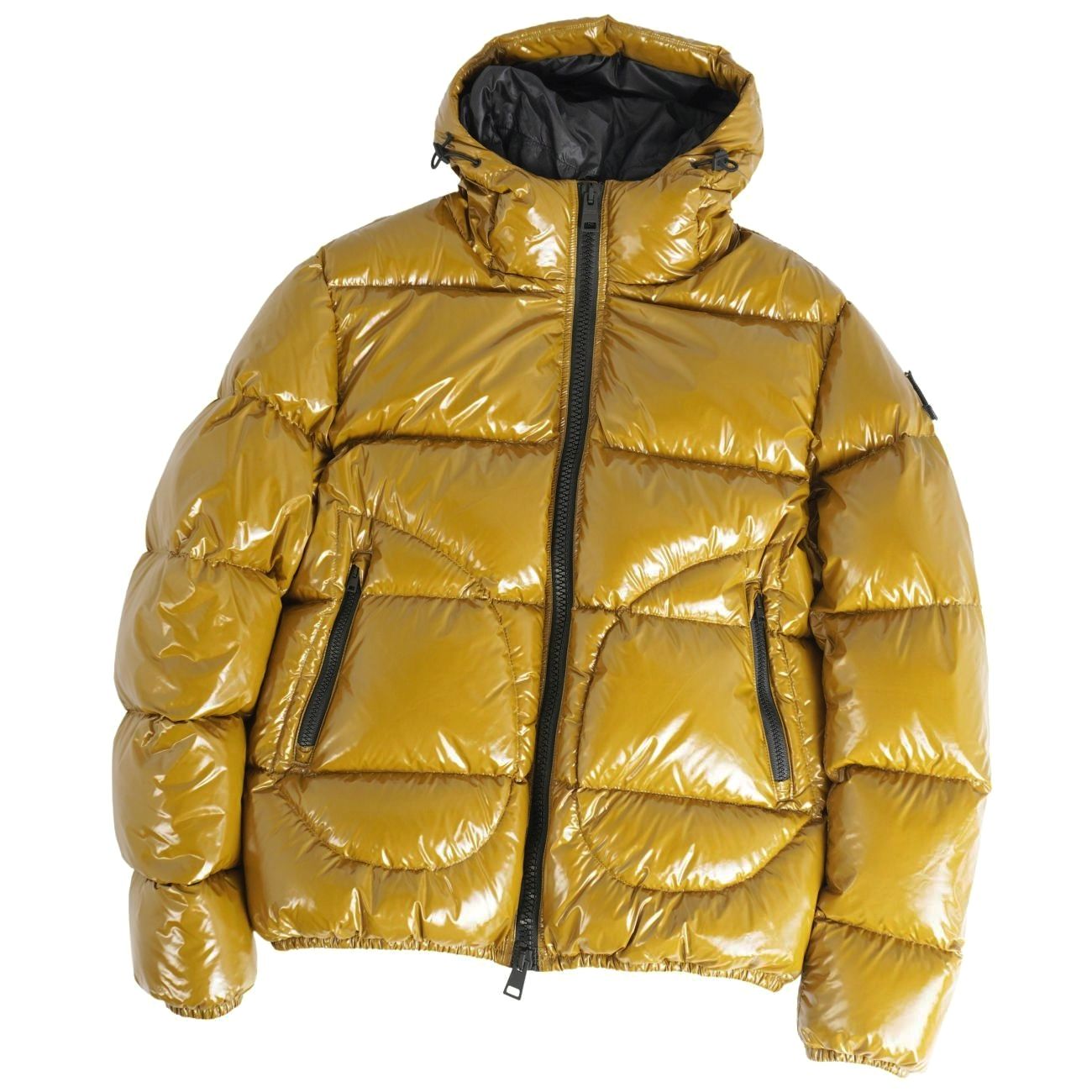 Rakuten - 【極美品】ヘルノ HERNO ジャケット PI0769U ダウンジャケット グロッシーコーティング ナイロン アウター メンズ 48(M相当) マスタードカーキ【中古】