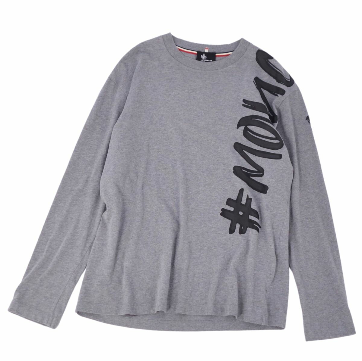 樂天商城 - 【美品】モンクレール MONCLER Tシャツ 2021 カットソー ロングスリーブ 長袖 コットン トップス メンズ M グレー【中古】