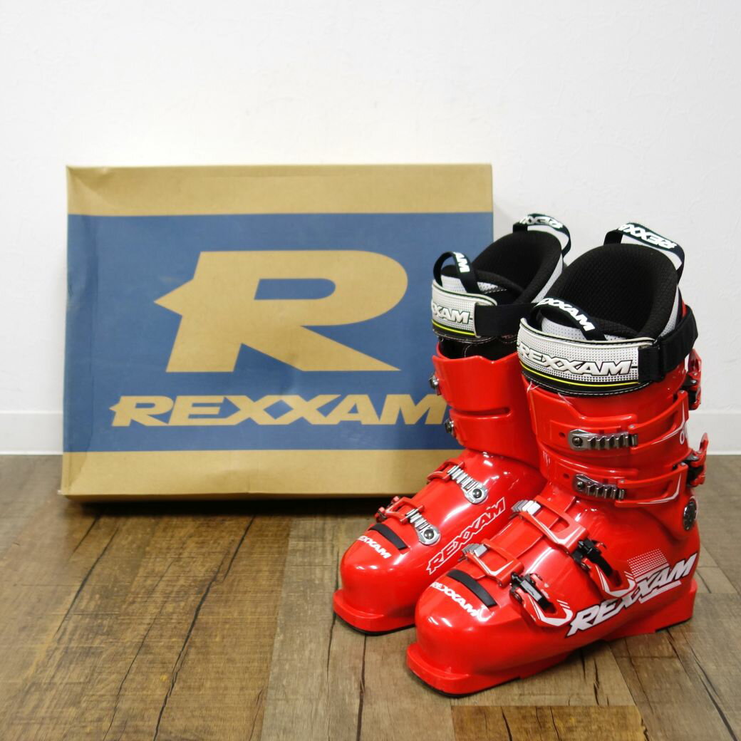 【美品】レグザム REXXAM MAX 100 BX-S17 RED 27cm 313mm スキーブーツ 17-18年モデル 中上級モデル ゲレンデ アウトドア【中古】