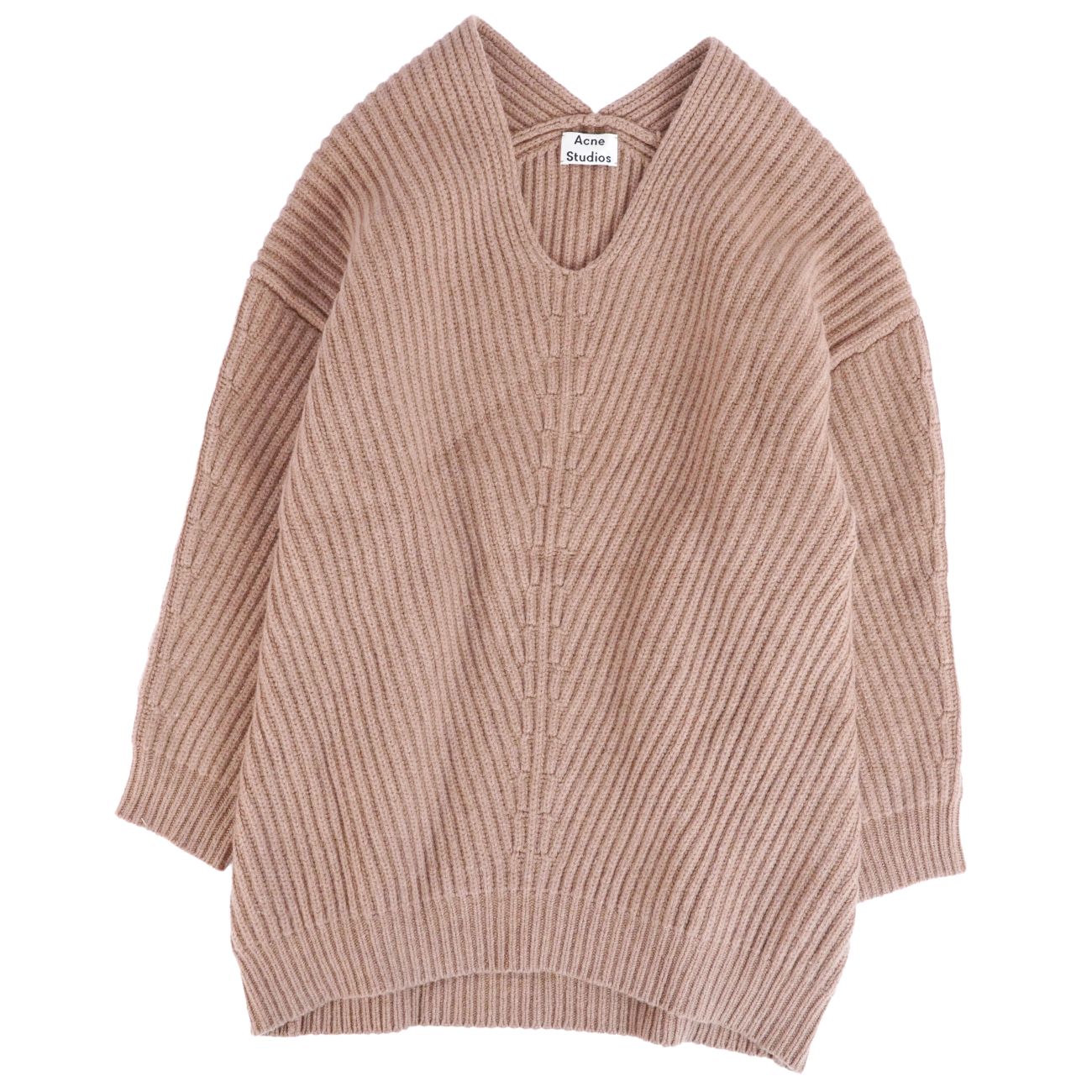 Rakuten - 【美品】アクネストゥディオズ Acne Studios ニット セーター ロングスリーブ 長袖 ウール トップス レディース XS ブラウン【中古】