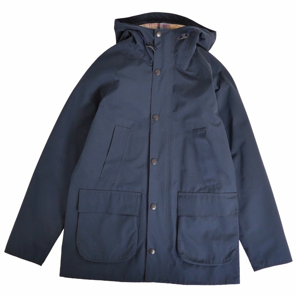 【美品】バブアー Barbour ジャケット ビデイル SL BEDALE ノンワックス アウター メンズ 38(M相当) ネイビー【中古】