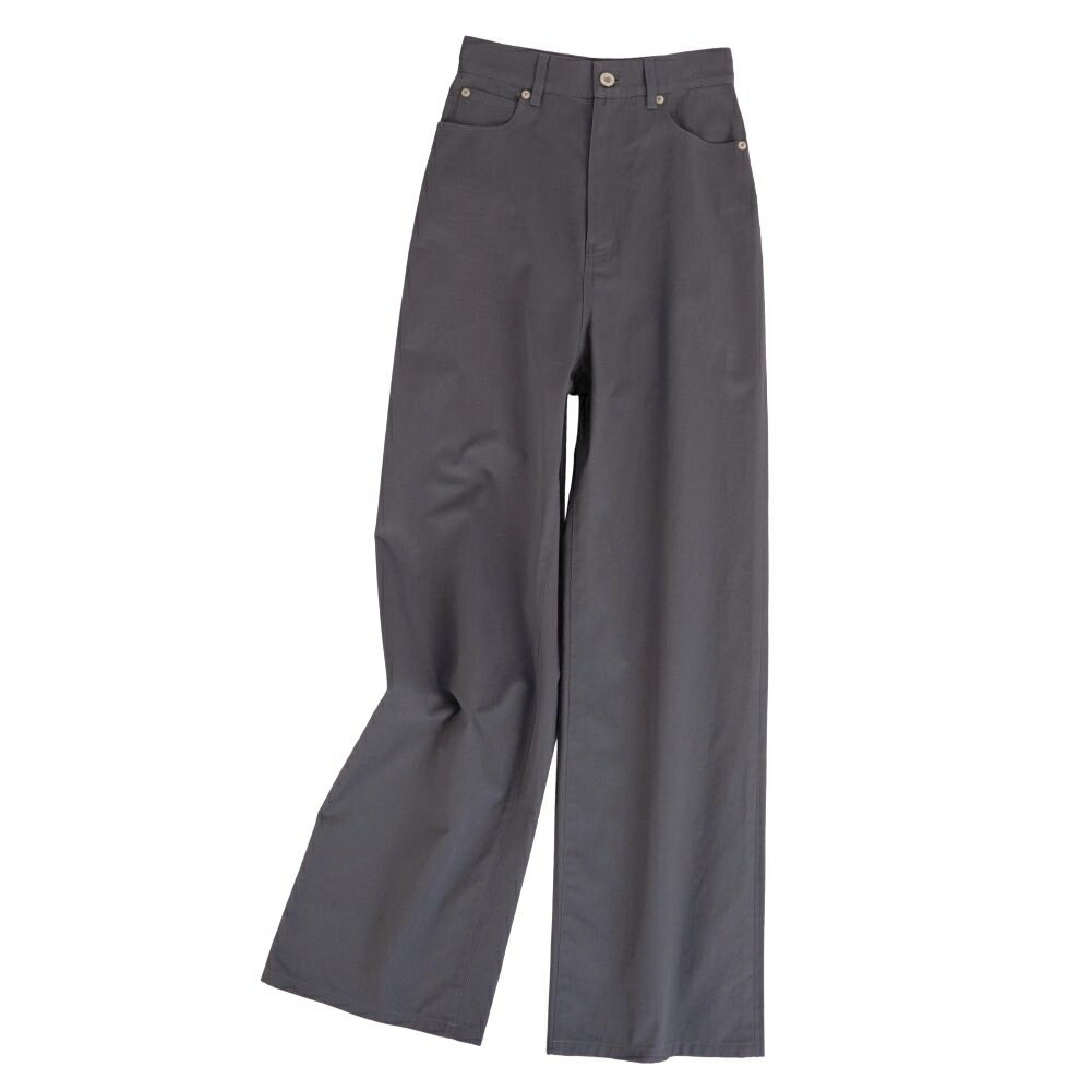 樂天商城 - 【新古品】ロエベ LOEWE パンツ ロングパンツ スラックス コットン ボトムス レディース イタリア製 32 グレー【中古】