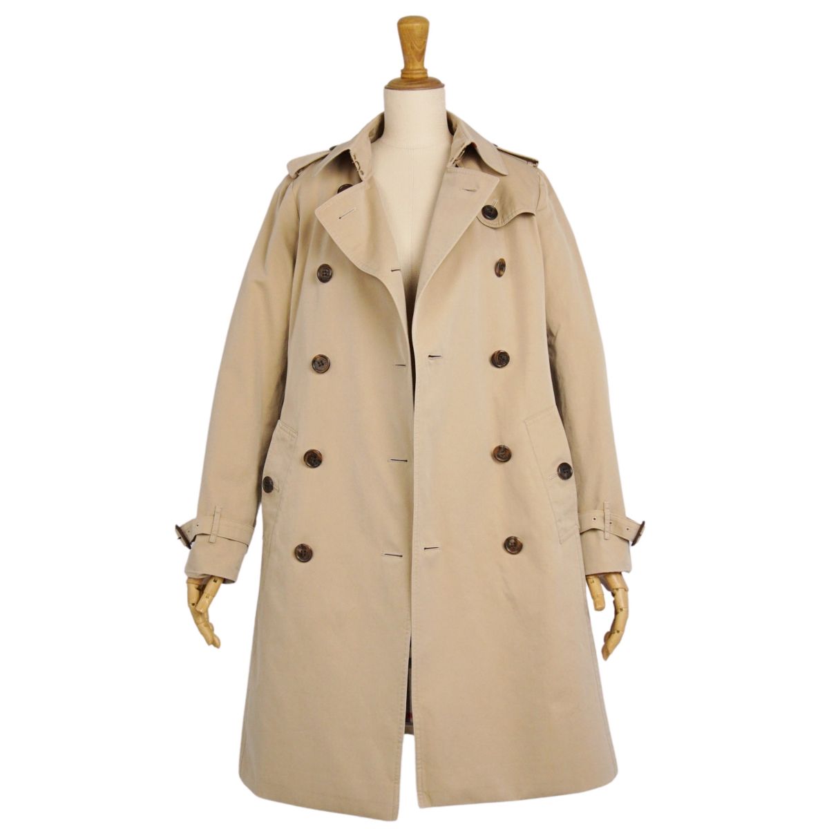 美品 バーバリー ロンドン BURBERRY LONDON コート ライナー付き トレンチコート コットン100％ 裏チェック modestlord-10137643 MODEST LORD 仙台 楽天市場店 サンプル画像3