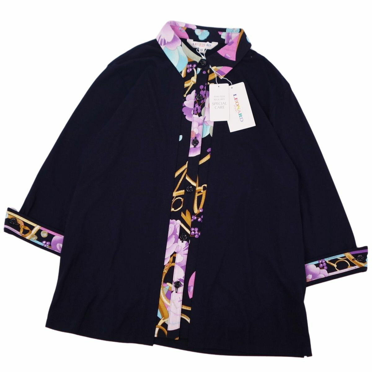 楽天市場】レオナール(サイズ(S/M/L)LL)(シャツ・ブラウス 楽天市場】レオナール(サイズ(S/M/L)LL)(シャツ・ブラウス