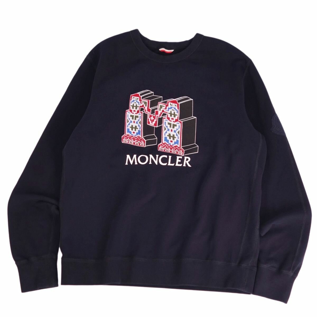 ☆MONCLER☆ コットン 長袖 スウェットシャツ ネイビー 楽天市場】モンクレール(スウェット・トレーナー|トップス
