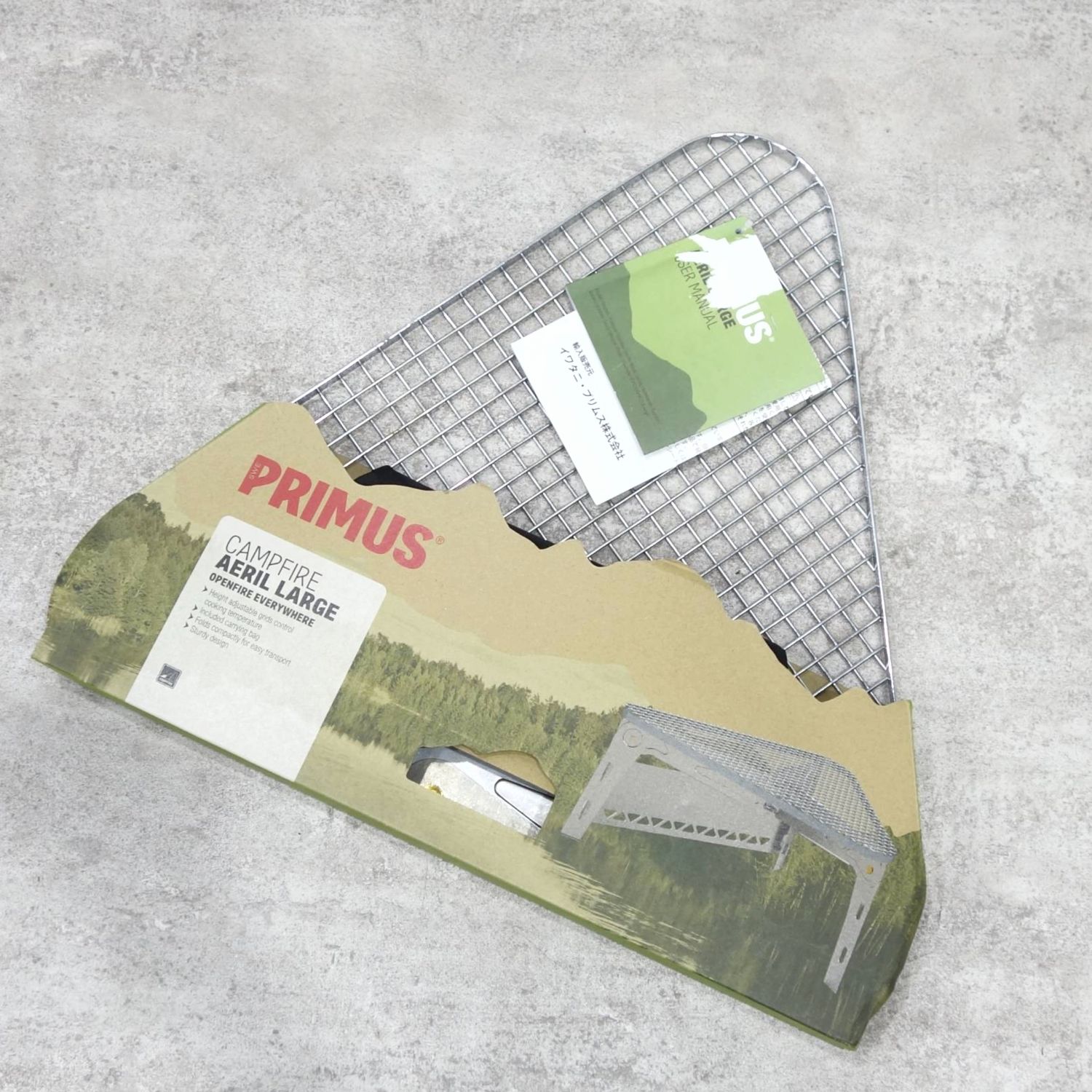 【新古品】プリムス PRIMUS 五徳 エアリル L P-C741350 グリルスタンド 焚き火 バ...