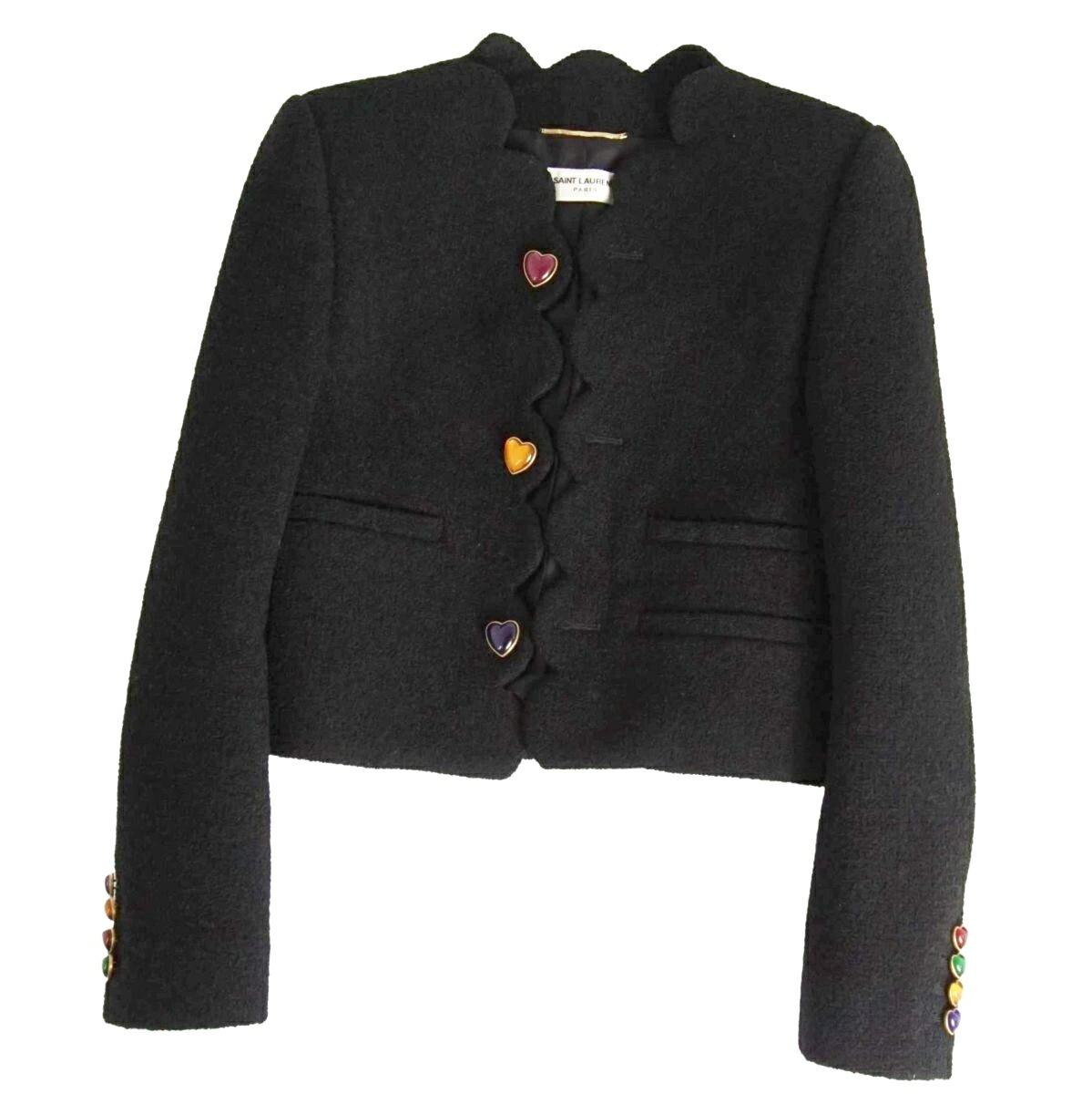 楽天市場】saint laurent paris（カラーブラック）（コート