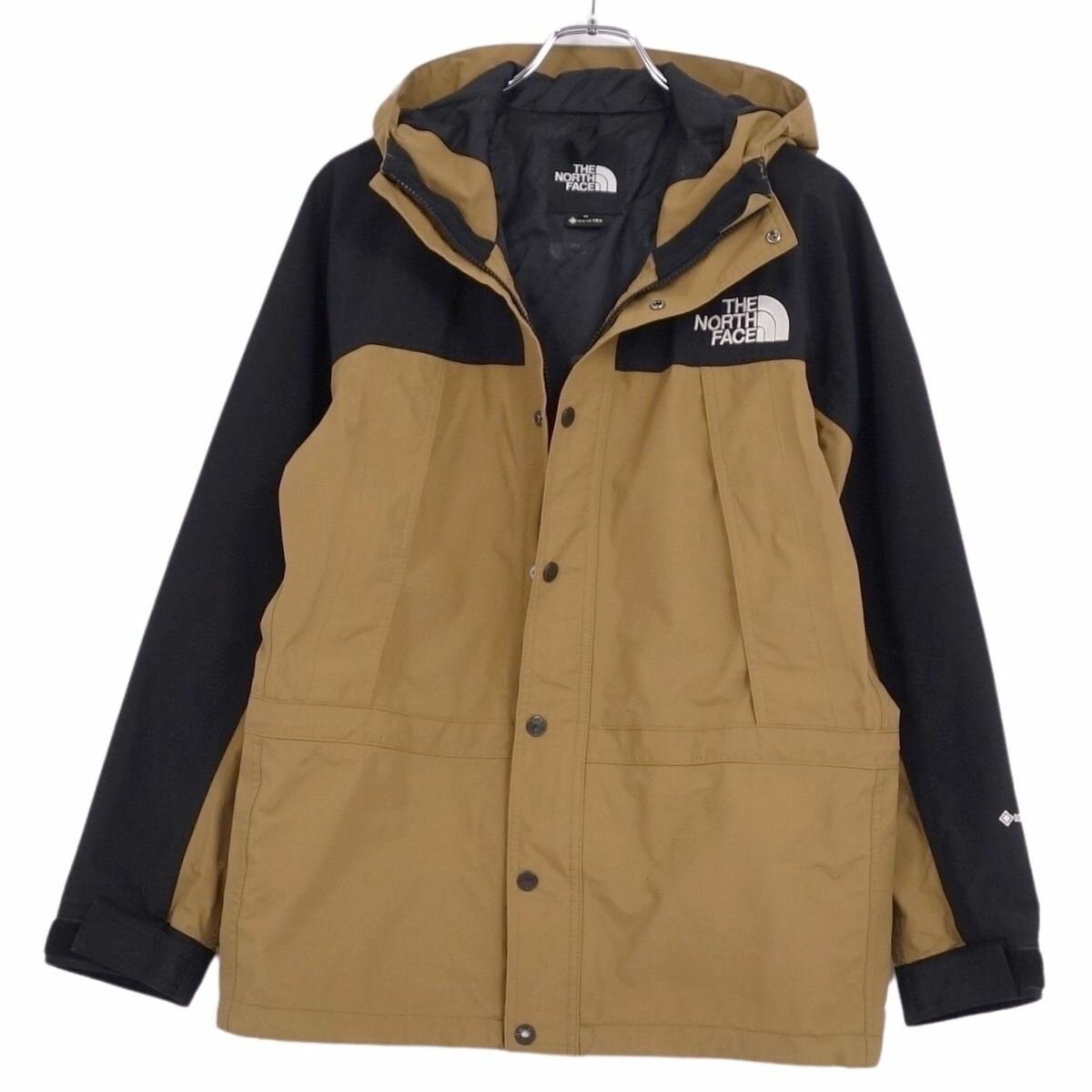 【美品】ザノースフェイス THE NORTH FACE ジャケット マウンテンパーカー Mountain Light Jacket マウンテンライトジャケット NP11834 GORE-TEX アウター メンズ S キャメルブラウン/ブラック【中古】