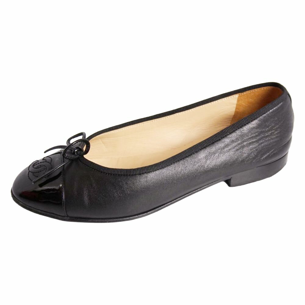 美品【CHANEL シャネル】バレリーナ 35.5(22.5センチ) 保存袋付 cd05mn-rm20e37683_1.jpg