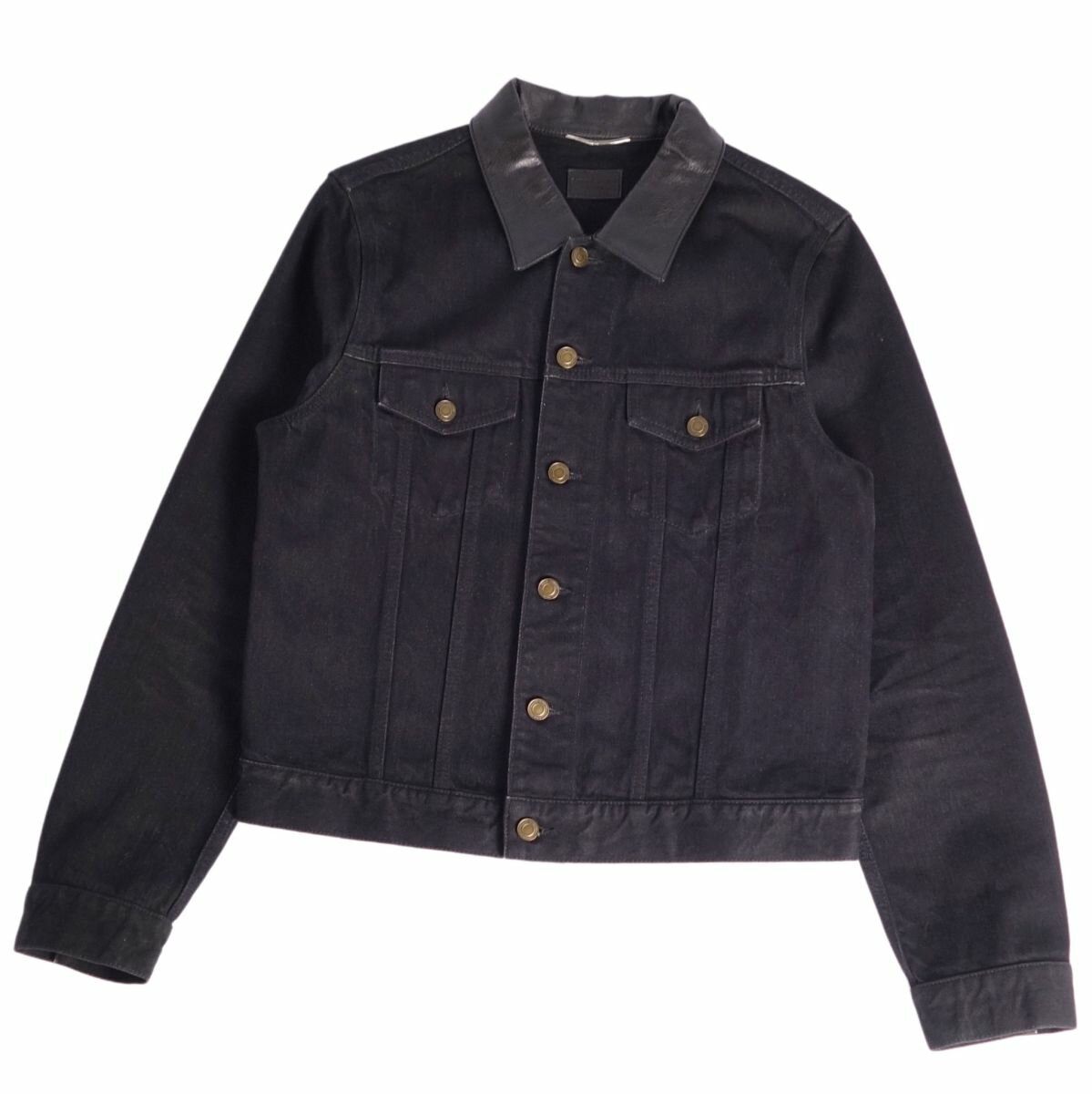 美品】サンローランパリ 16年 コットン デニムジャケット XS 美品】サンローランパリ 16年 コットン デニムジャケット XS