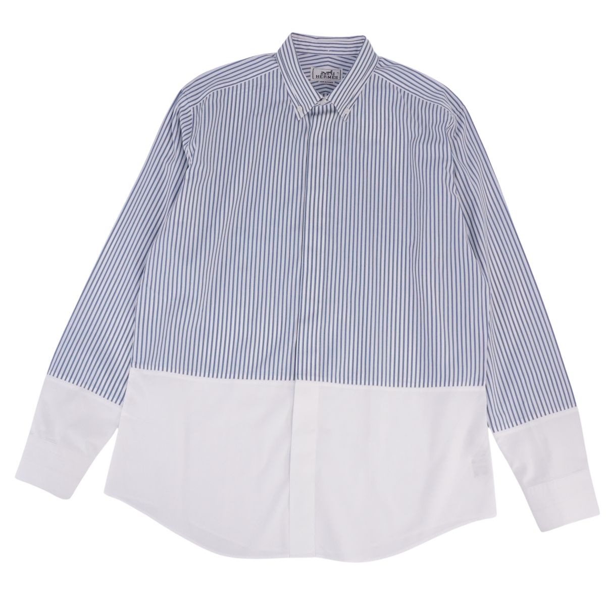 HERMES 長袖 シャツ 　Mサイズ 楽天市場】【中古】HERMES エルメス シャツ 長袖シャツ プレイ