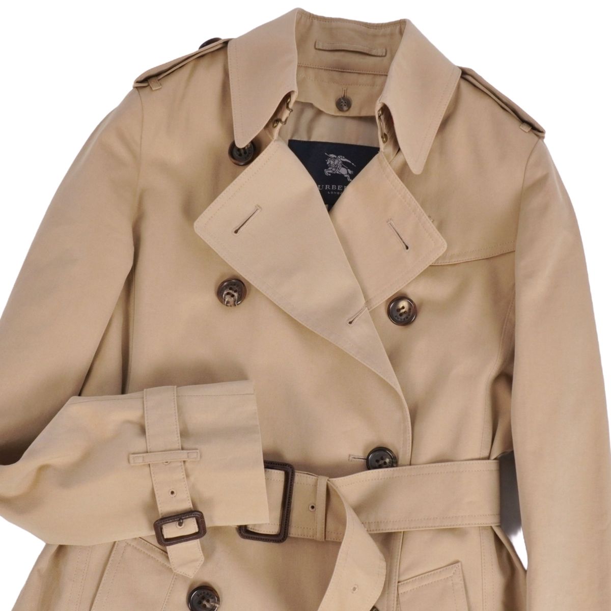 極美品 バーバリー ロンドン BURBERRY LONDON コート トレンチコート ライナー付き 裏チェック コットン アウタ modestlord-10146348 MODEST LORD 仙台 楽天市場店 サンプル画像2
