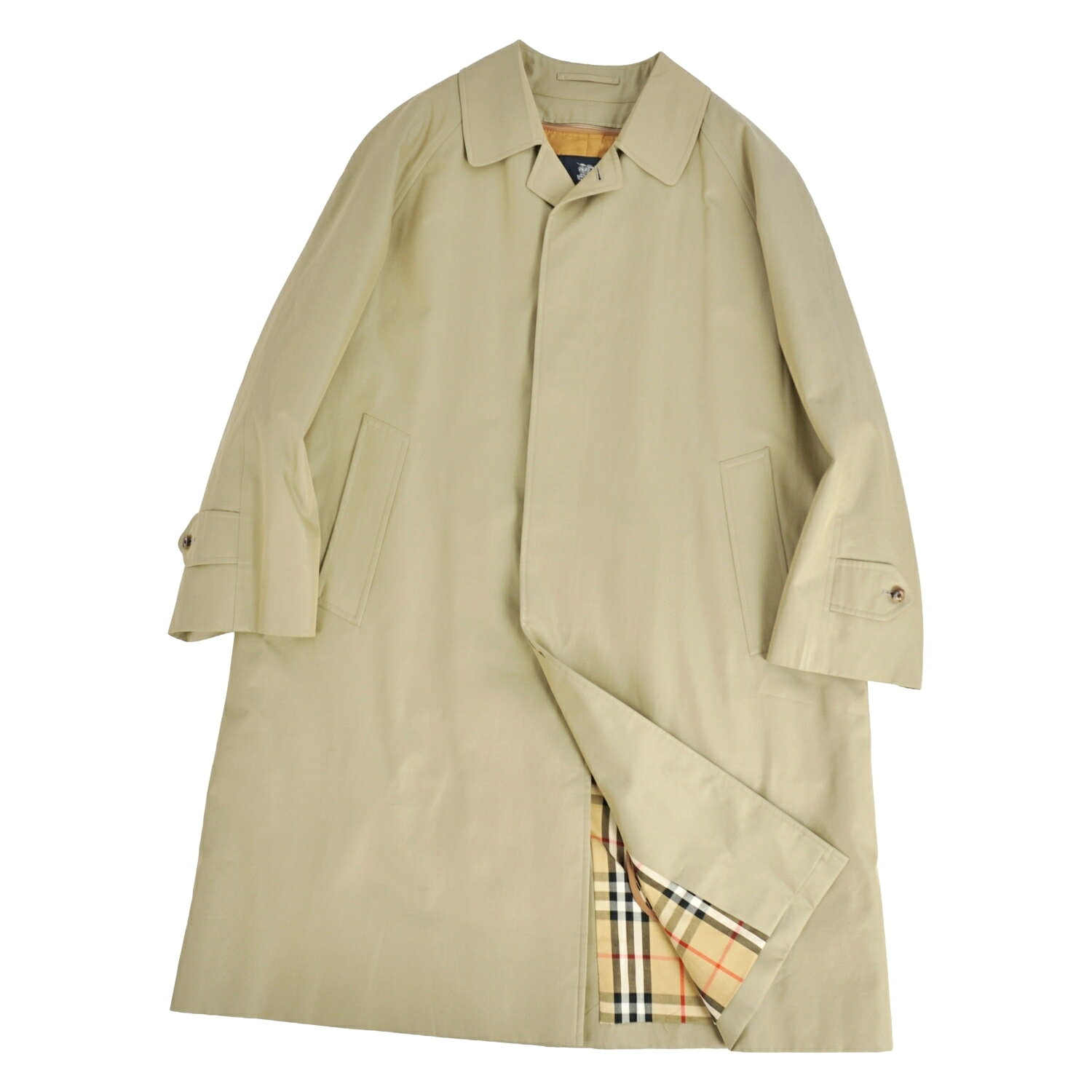 メンズXL 美品 BURBERRY 2way ライナー ステンカラーコート 比翼