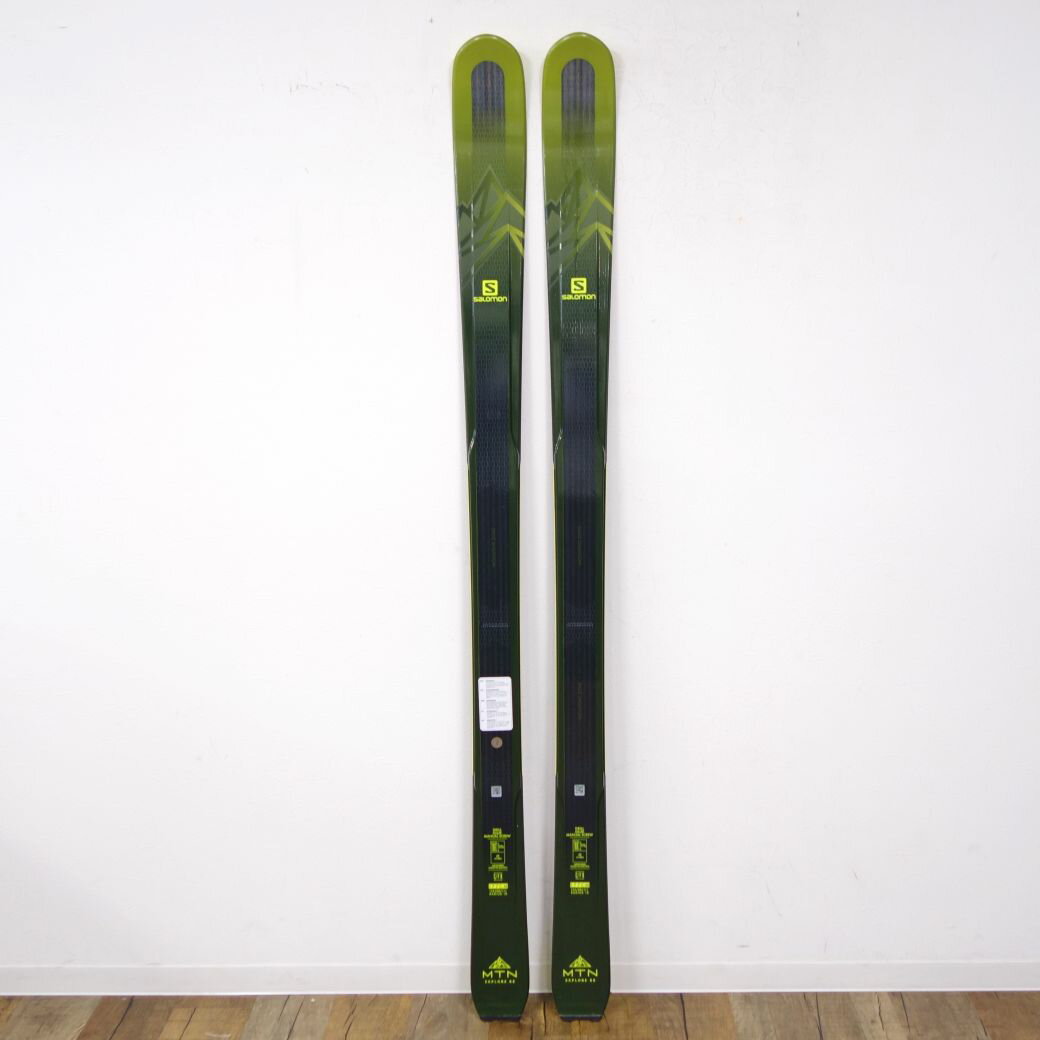 【新古品】サロモン SALOMON MTN EXPLORE88 177cm センター88mm 2019年モデル スキー 板 Tip Rocker バックカントリー ツアー ツーリング アウトドア【中古】