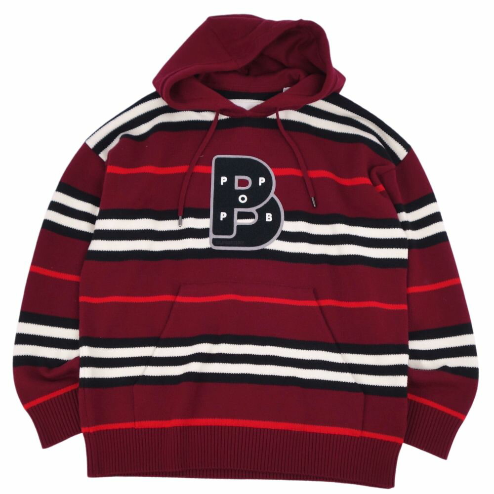 Rakuten - 【美品】バーバリー BURBERRY ポップトレーディングカンパニー パーカー フーディー プルオーバー ウール ニット トップス メンズ M ボルドー【中古】