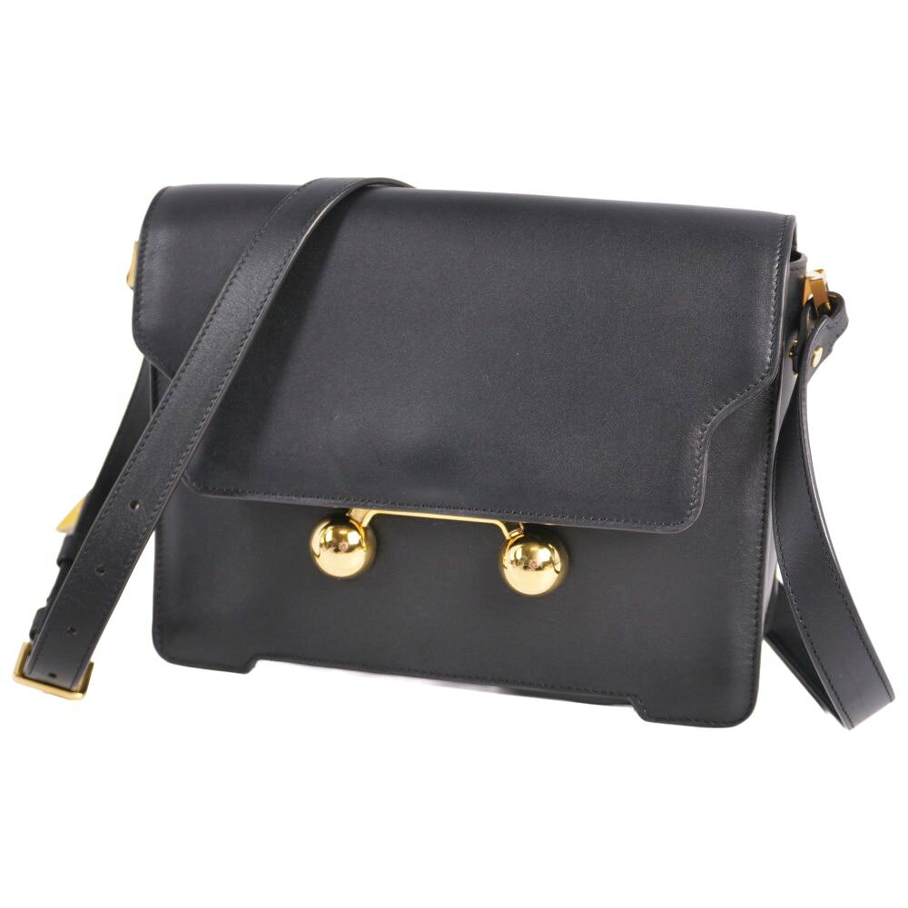 マルニ MARNI バッグ Trunkaroo ショルダーバッグ レザー カバン 鞄 レディース イタリア製 ブラック