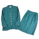 【美品】Vintage イヴサンローラン Yves Saint Laurent セットアップ スカートスーツ ウール ジャケット スカート レディース 36(M...