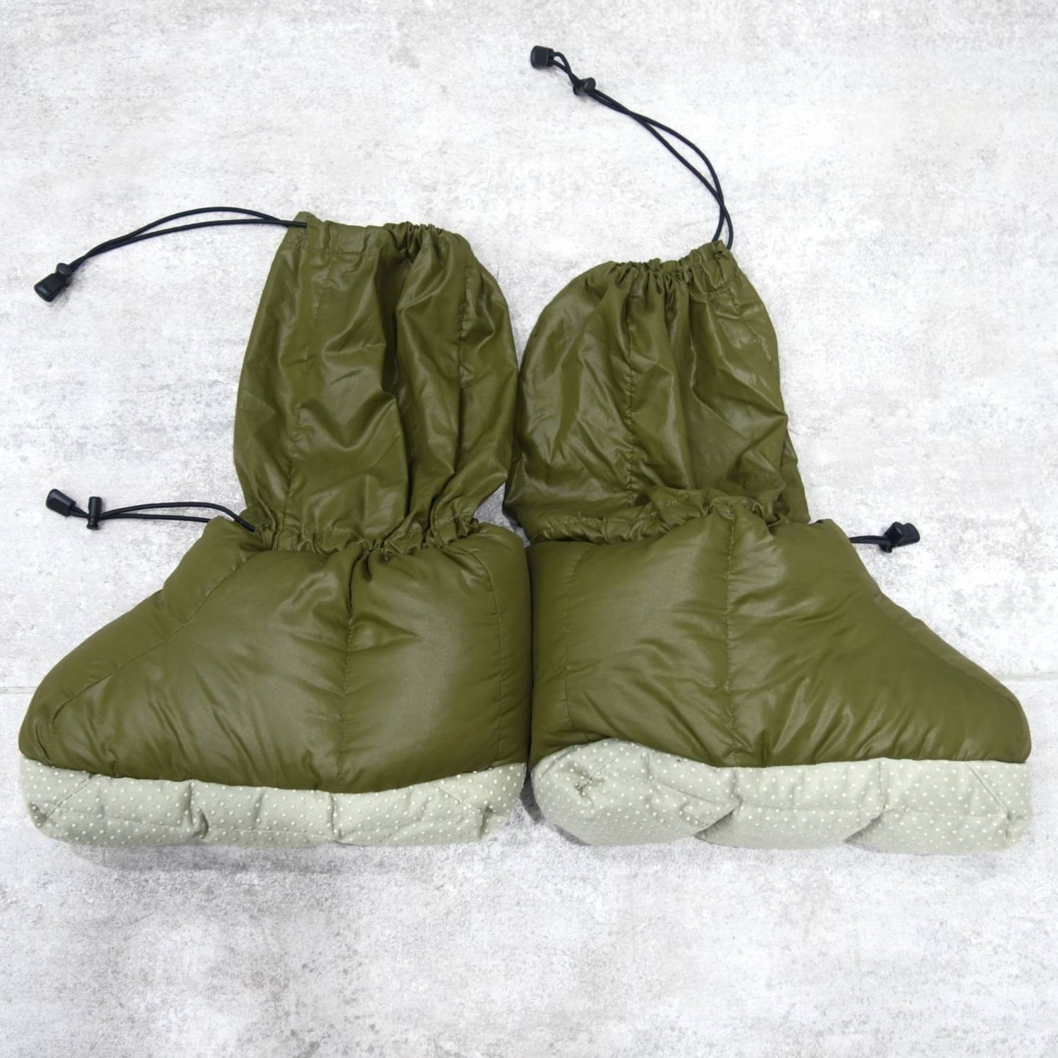 【美品】石井スポーツ ICI ダウン テント シューズ ソックス 登山 キャンプ 寝具 L...