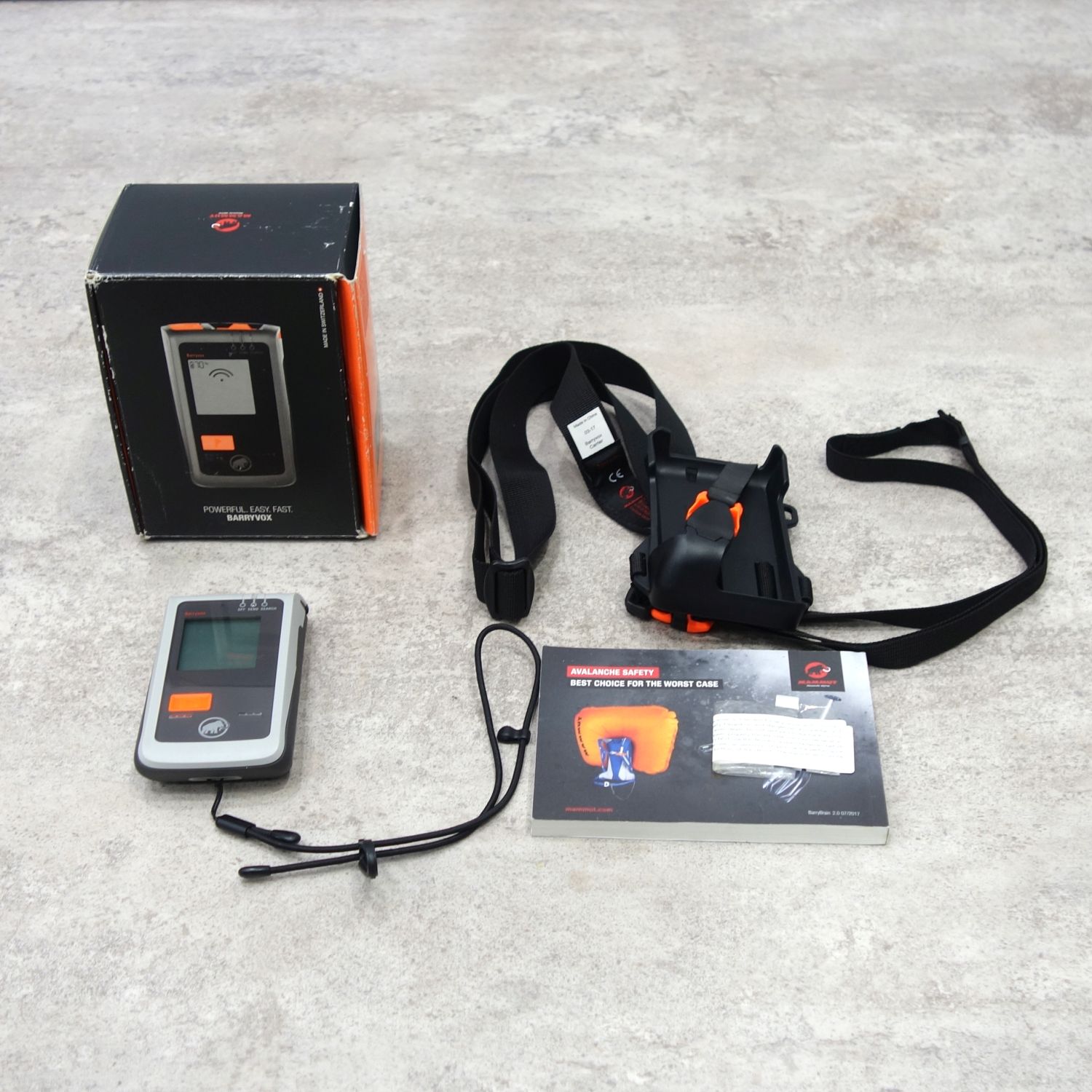 Beacon - 【美品】マムート MAMMUT アバランチ ビーコン Barryvox BarryHeart 3.0 バリーボックス バックカントリー スキー スノーボード 登山 アウトドア オレンジ【中古】