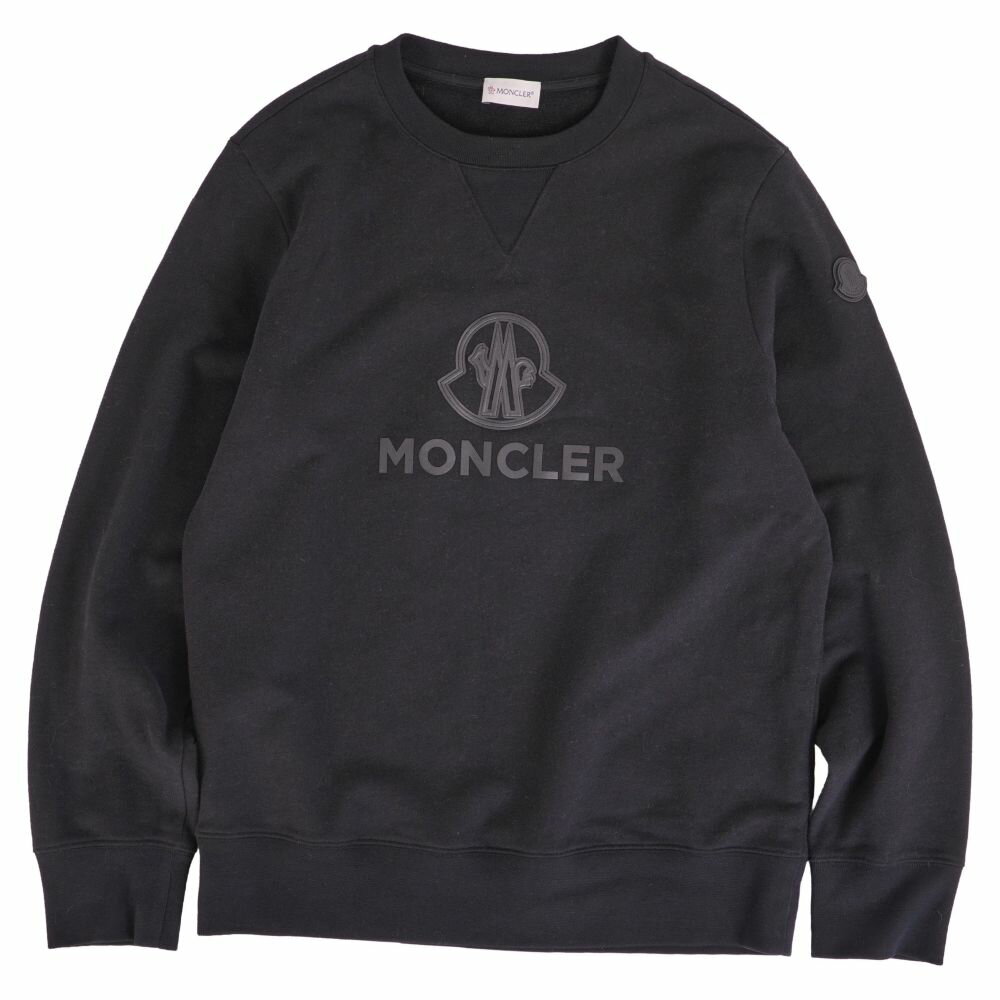 樂天商城 - 【美品】モンクレール MONCLER スウェット 2023 トレーナー ロングスリーブ 長袖 コットン カシミヤ トップス メンズ S ブラック【中古】
