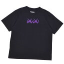 【美品】サカイ カウズ Sacai KAWS 21SS 21-0288S Tシャツ カットソー 半袖 ショートスリーブ ロゴ トップス メンズ 5(XXL相当) ブラック【中古】